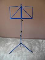 Opvouwbare muziekstandaard in blauw, Ophalen, Zo goed als nieuw, Muziekstandaard