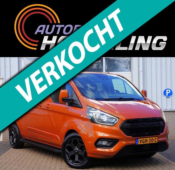 Ford Transit Custom 2.0 TDCI 170pk! L2H1 Limited DC; Automaa, Auto's, Bestelauto's, Bedrijf, Te koop, ABS, Achteruitrijcamera