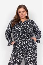 Zwart/ecru tuniek Vigga 1 van Wasabi Concept Maat 54/56, Kleding | Dames, Nieuw, Ophalen of Verzenden, Wasabi Concept, Blouse of Tuniek
