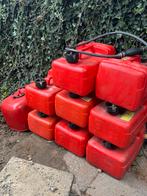 Partij brandstoftank rode benzine jerrycans, Ophalen of Verzenden, Gebruikt, Overige typen