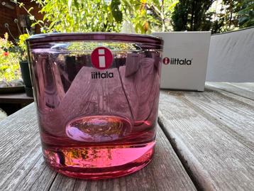 Iittala KIVI Marimekko Waxinelichthouder~Red Garnet~Granaat beschikbaar voor biedingen