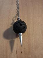 Pendel -- afmeting 20 mm, Ophalen of Verzenden, Nieuw, Zilver, Steen of Mineraal
