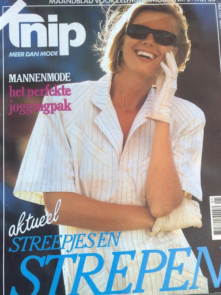 Knipmode zelfmaakmode mei nr. 5 / 1988, Hobby en Vrije tijd, Kledingpatronen, Gebruikt, Vrouw, Knipmode, Verzenden