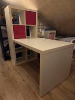 Ikea kalax kast met bureau, Huis en Inrichting, Bureaus, Ophalen, Zo goed als nieuw, Bureau