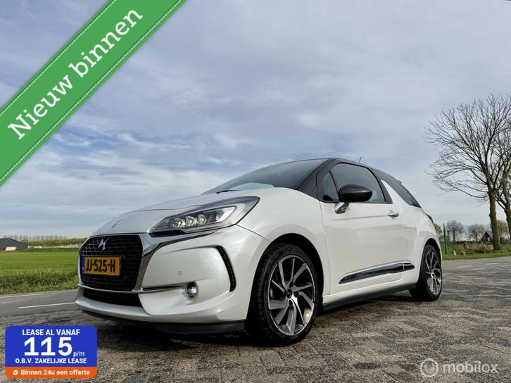 Ds 3 1.2 PureTech Business, BJ 2016, 85000 km, Alle Opties, Auto's, DS, Bedrijf, Te koop, DS 3, ABS, Achteruitrijcamera, Airbags