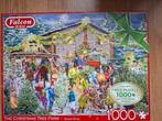2 kerstpuzzels  van Falcon. (Ophalen uit Hoogezand), Ophalen, 500 t/m 1500 stukjes, Zo goed als nieuw