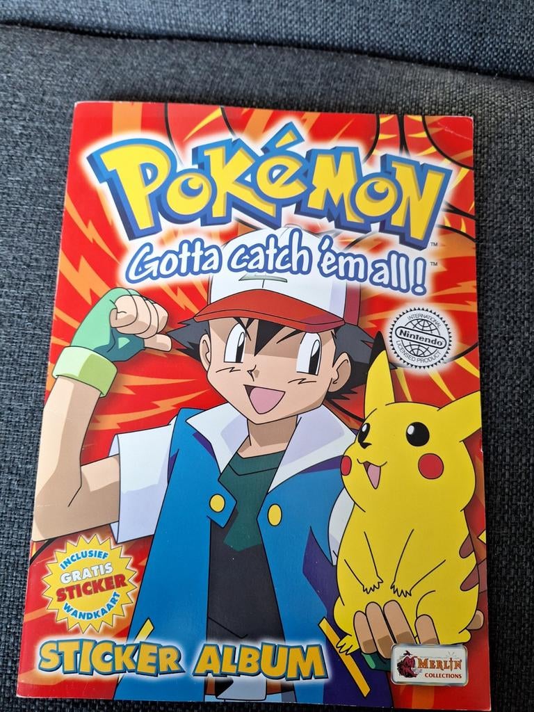 Stickeralbum pokemon merlin, Ophalen of Verzenden