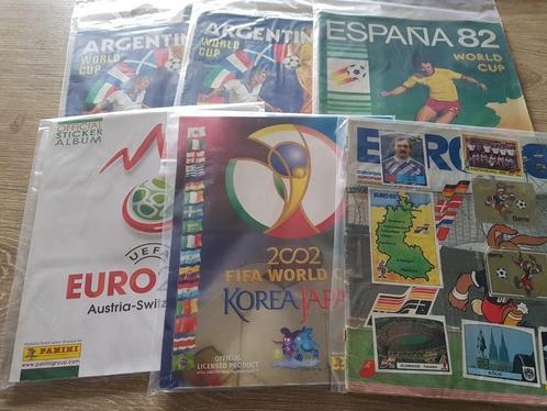 Lot complete panini albums ek en wk voetbal, Verzamelen, Sportartikelen en Voetbal, Gebruikt, Poster, Plaatje of Sticker, Feyenoord