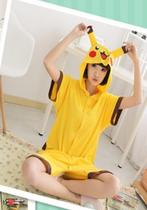 SALES! Katoenen oversized Pokemon Pikachu jumpsuit M L XL, Maat 38/40 (M), Carnaval, Nieuw, Ophalen of Verzenden