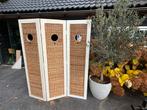 Riviera Maison kamerscherm. Hout en rotan., Ophalen, Gebruikt