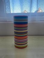 Veelkleurige retro vaas, Rond, Ophalen of Verzenden, Zo goed als nieuw, Minder dan 25 cm