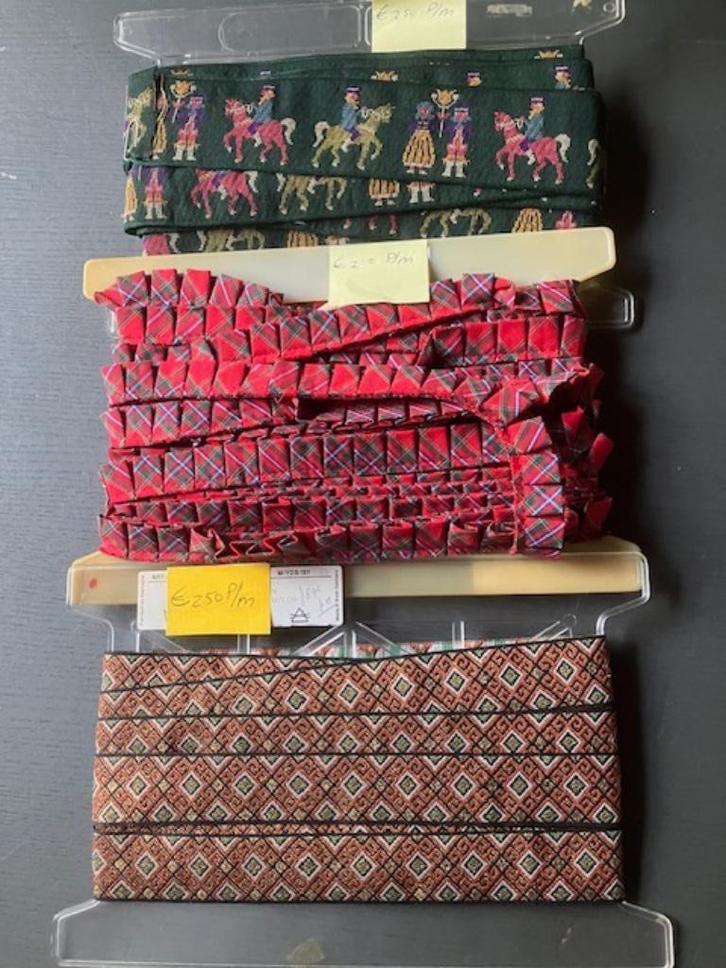 band sierband 3 stuks div soorten vanaf € 2,00 pm fr 16a, Hobby en Vrije tijd, Naaien en Fournituren, Nieuw, Lint, Band of Elastiek