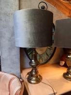 Tafel lamp met velours kap, Ophalen, Gebruikt, 50 tot 75 cm