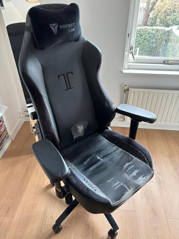 Secretlab Titan Regular Bureaustoel, Huis en Inrichting, Bureaustoelen, Gebruikt, Bureaustoel, Zwart, Ergonomisch, Gaming bureaustoel