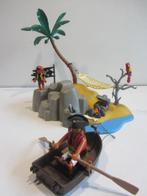 Playmobil  pirateneiland met kind en bootje – 4139, Ophalen of Verzenden, Gebruikt, Los playmobil