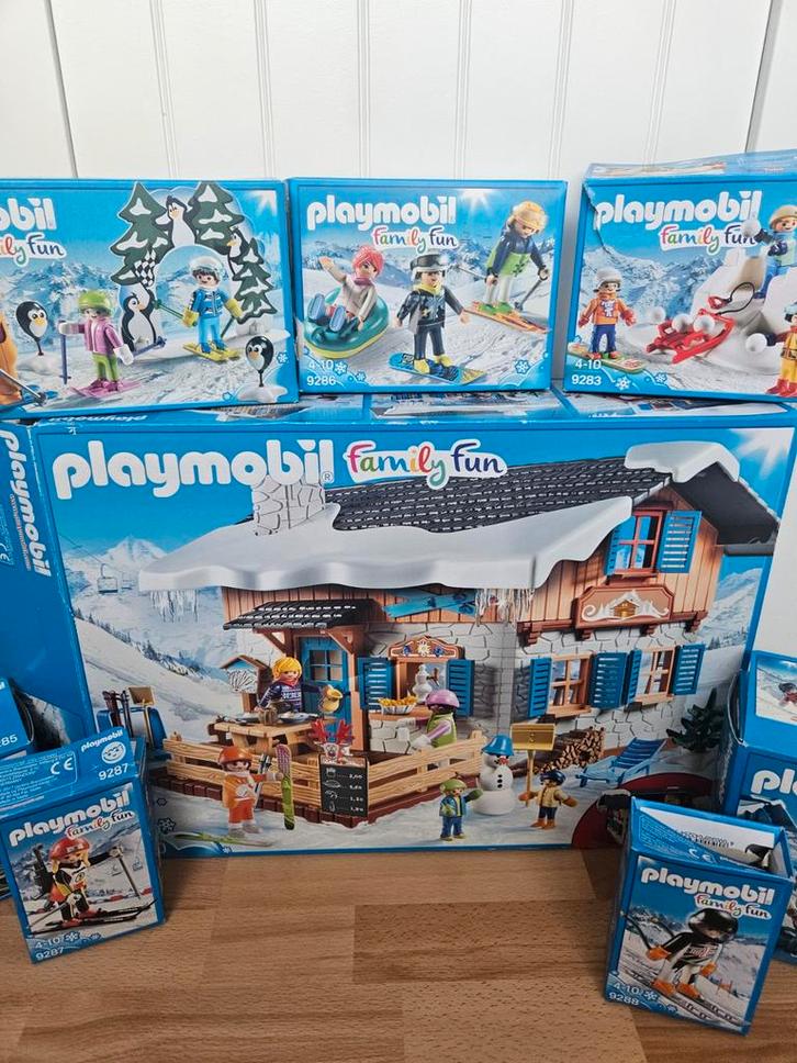 Playmobil Wintersport zeer complete set!, Kinderen en Baby's, Speelgoed | Playmobil, Zo goed als nieuw, Complete set, Ophalen of Verzenden