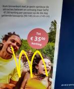 Toverland korting op tickets geldig t/m 18.01.2026, Drie personen of meer, Kortingskaart