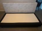 Boxspring met Matras - 190x90 cm, Huis en Inrichting, Slaapkamer | Bedden, Ophalen, 90 cm, Zwart, Tweepersoons