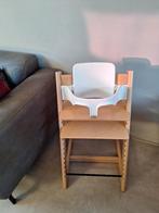 Stokke tripp trapp nieuwste model naturel met babyset, Kinderen en Baby's, Kinderstoelen, Ophalen, Zo goed als nieuw, Meegroeistoel