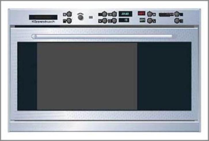 RVS Stoom Hete lucht  Oven Küppersbusch EKDG 6800.0 z.g.a.n., Doe-het-zelf en Verbouw, Overige Doe-het-zelf en Verbouw, Zo goed als nieuw