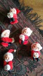 oude kerstbal decoraties nr 389 model knijppopjes kerstman, Diversen, Kerst, Gebruikt, Ophalen of Verzenden