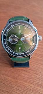 Breitling Premier B01 Chronograph 42, Ophalen of Verzenden, Zo goed als nieuw, Zwart, Android