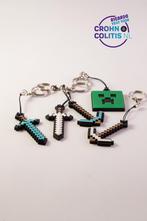 Ricardo Veilt: Minecraft sleutelhanger set, Verzenden, Zo goed als nieuw