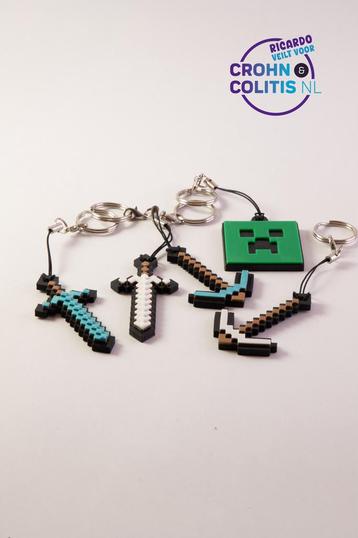 Ricardo Veilt: Minecraft sleutelhanger set beschikbaar voor biedingen