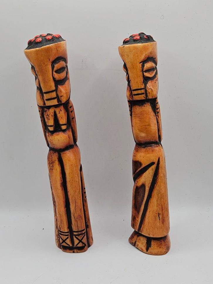 Bamileke Voorouderfiguren - Kameroen, Antiek en Kunst, Kunst | Niet-Westerse kunst, Ophalen of Verzenden