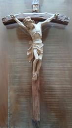 Houten Kruisbeeld - sepp reiser, Antiek en Kunst, Antiek | Religie, Ophalen of Verzenden
