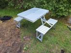 BoCamp inklapbare picknicktafel aluminium, Caravans en Kamperen, Ophalen, Gebruikt, Campingtafel