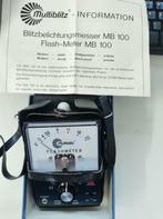 flitsmeter Multiblitz MB100, Audio, Tv en Foto, Overige typen, Ophalen of Verzenden, Zo goed als nieuw