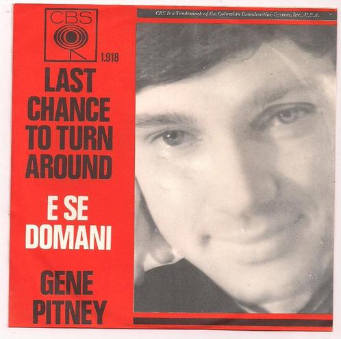 Gene Pitney- Last Chance to turn around, Cd's en Dvd's, Vinyl Singles, Gebruikt, Pop, Verzenden