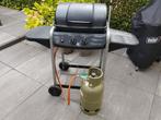 Gas barbeque met gasfles en drukregelaar., Ophalen, Zo goed als nieuw