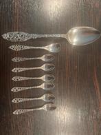 Zilveren lepel, koffie lepel en 5 kleine lepeltjes, Antiek en Kunst, Antiek | Bestek, Ophalen of Verzenden