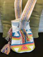 Schoudertas geweven katoen Frogbox (060126), Ophalen of Verzenden, Zo goed als nieuw, Schoudertasje