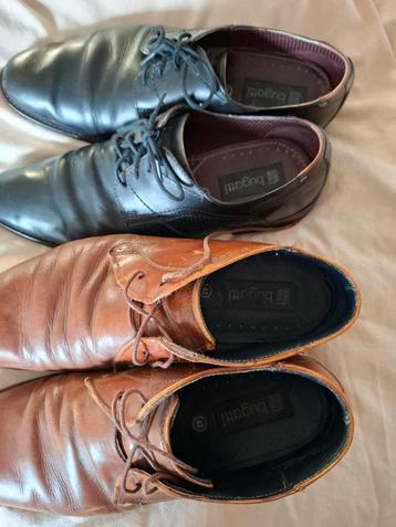 Bugatti Schoenen Zwart & Bruin Maat 42 beschikbaar voor biedingen