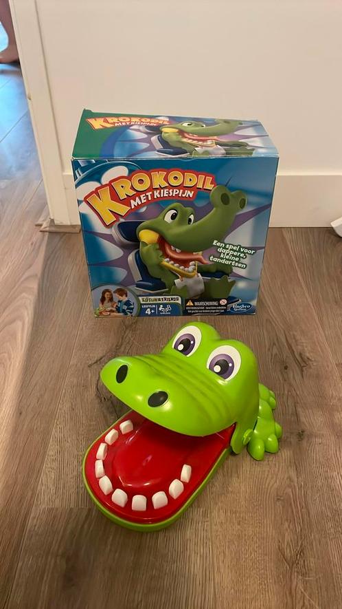 Krokodil met kiespijn, Hobby en Vrije tijd, Gezelschapsspellen | Overige, Zo goed als nieuw, Drie of vier spelers, Ophalen of Verzenden