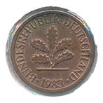 BRD 1 Pfennig 1983 J, Ophalen of Verzenden, Duitsland, Losse munt