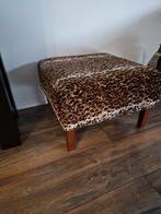 Poef met panterprint, Minder dan 50 cm, Rond, Minder dan 50 cm, Ophalen of Verzenden