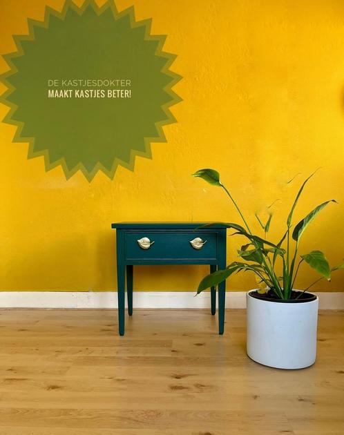 Charmant plantentafeltje | mooi oud bijzet kastje, Huis en Inrichting, Kasten | Wandmeubels, Zo goed als nieuw, Minder dan 100 cm