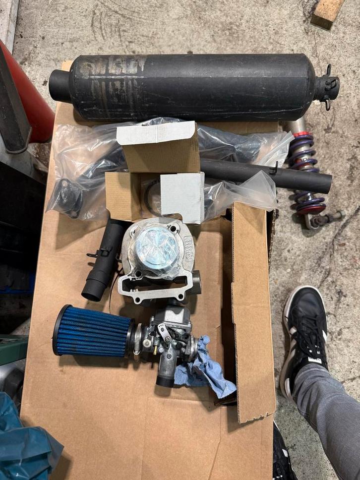 RK1 Bigbore Set + Uitlaat + Carburateur!, Sport en Fitness, Karting, Nieuw, Ophalen of Verzenden