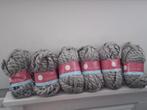6x Tremblant Yarn bollen grijs!, Ophalen of Verzenden, Nieuw, Breien of Haken, Wol of Garen