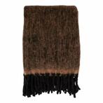 Carmel Plaid Bruin 130x170cm - Zachte Woondeken, Huis en Inrichting, Woonaccessoires | Plaids en Woondekens, Verzenden, Onbekend