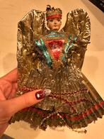 Schitterende antieke Russische gewatteerde kersthangers, Antiek en Kunst, Ophalen of Verzenden