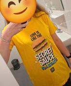 McDonald's T-shirt van afgelopen zomer campinge, McDonald's, Geel, Maat 42/44 (L), Nieuw