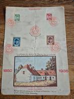 Fdc  blad president masatyk  1935 tjecheslowakije, Ophalen of Verzenden, Gestempeld