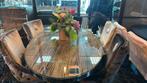 Glazen eettafel met zilveren poten, Tickets en Kaartjes, Eén persoon, Overige typen