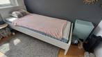 Mooi wit stevig 1 persoons bed, Huis en Inrichting, Slaapkamer | Bedden, Ophalen, 90 cm, Eenpersoons, Wit
