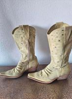 Western cowboylaarzen - Maat 36, Kleding | Dames, Schoenen, Hoge laarzen, Beige, Ophalen of Verzenden, Onbekend